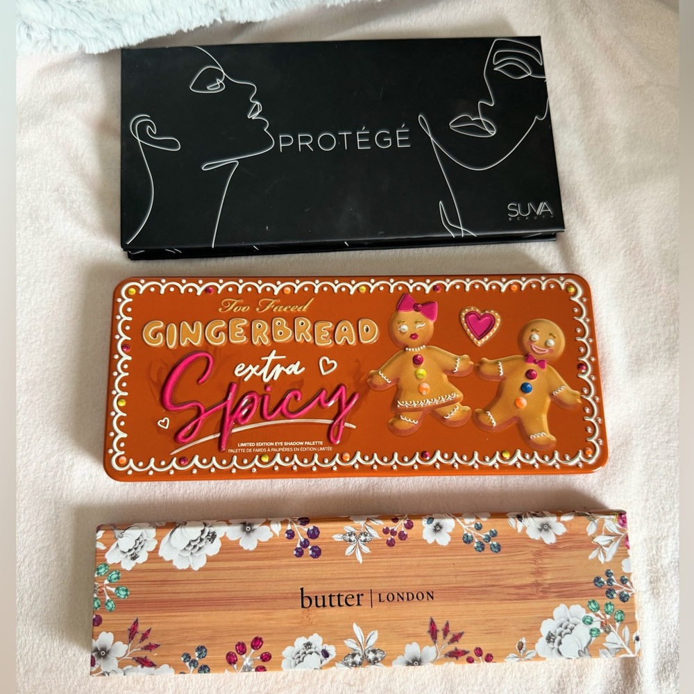 Gingerbread to faced palette & protege & butter london